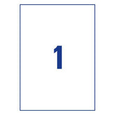 Crystal Clear labels 210 x 297 mm - Al Masam Stationery LLC